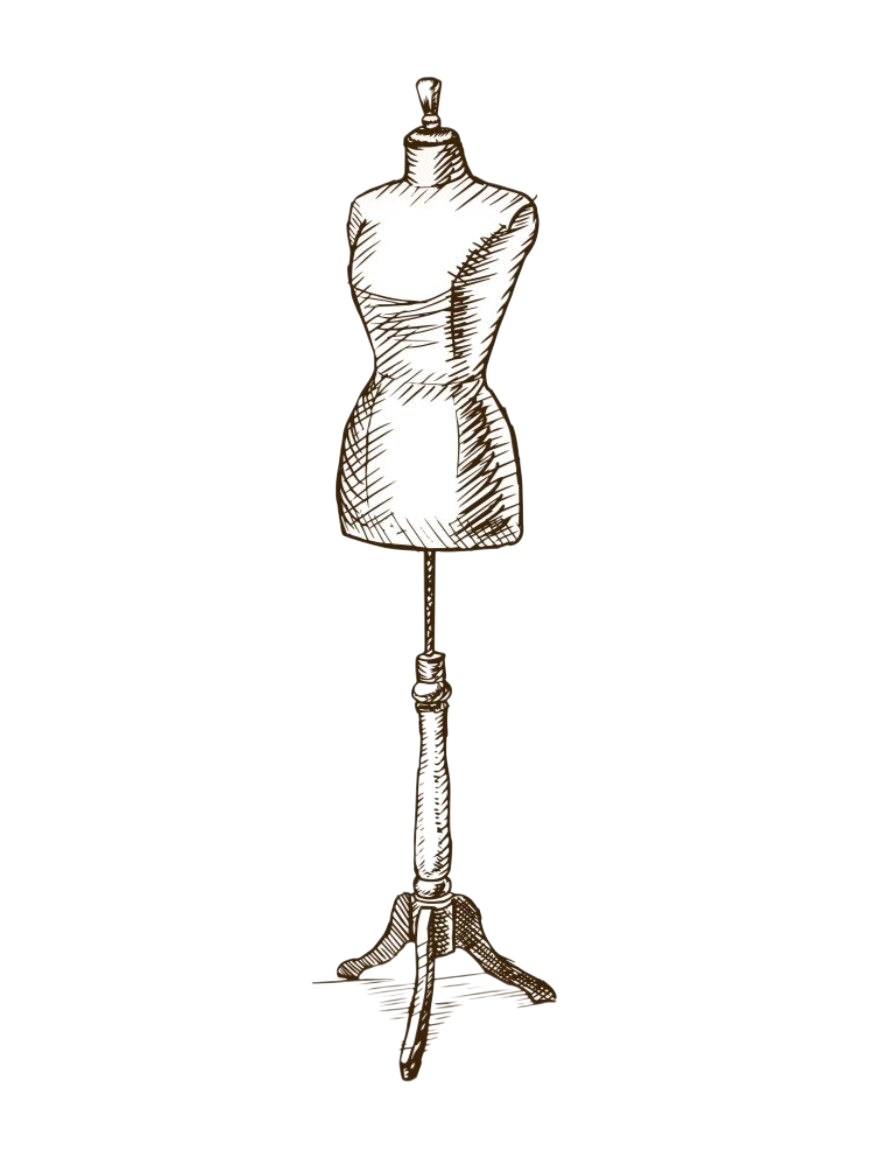 Elegant mannequin illustration